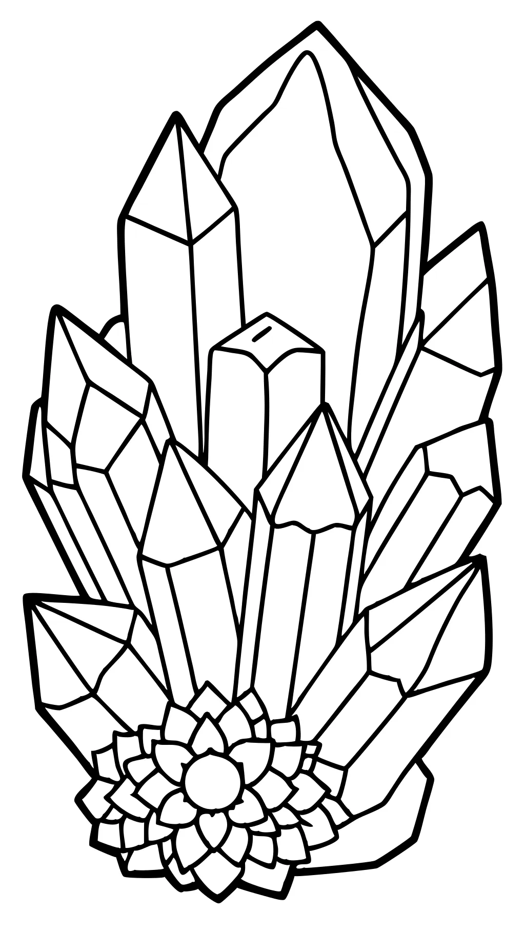 rocks coloring pages